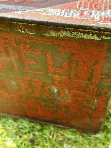 Vintage Shell Motor Spirit 2 Gallon Petrol Can With Pratts XX Spirit Brass Cap - Picture 17 of 24