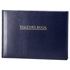 Visitors Book Reception Guest Business/Office Book Sign in/Out Track - Assorted