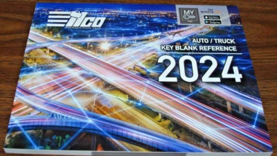 NEW Locksmith ilco 2024 Auto / Truck Key Blank Cross Reference Book 185 Pages