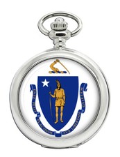 Massachusetts USA Pocket Watch