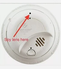 Detector de humo con cámara oculta 4K/1080P y detección de movimiento