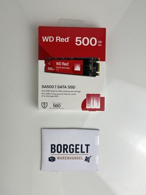 WD Red SA500 500GB M.2 SATA SSD | NAS Cache | 2280 | Neu & OVP