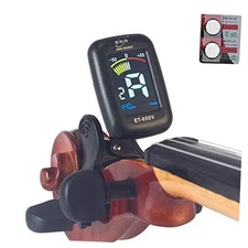 eno Professional Violin Viola Colorful LCD Display Easy Control Clip on Tuner