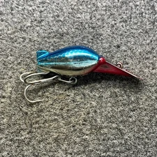 Pre Rapala Luhr Jensen Hot Shot 30 Vintage Crankbait Lure - Silver Blue Pirate