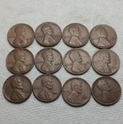 Lincoln Wheat Small Cents Lot 1935-1958 Bronze Circulated Denver SF US One Cent