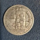 1958 Canada Silver Dollar Totem Pole British Colombia #11