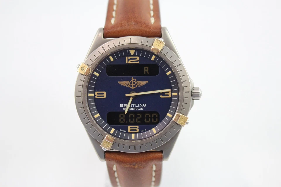 Breitling Aerospace Titanium Ana-Digital Watch Ref F56059L Quartz SPARES/REPAIRS