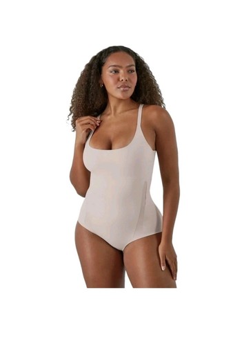 Maidenform Womens 3XL Extra Firm Shapewear Bodysuit FLS108 Sculpts Shaping Blush