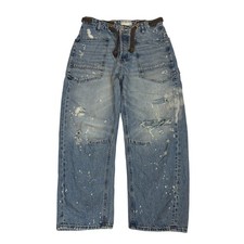We The Free Free People Moxie Pull On Barrel Jeans Women's 27 Boho Indie
