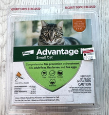 Elanco Advantage II Small Cat Flea Control prevention 2 Doses FACTORY SEALED