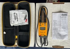 Fluke T+PRO Electrical Tester w/Case & Manual (600V, AC/DC, GFCI, OHMS) T+ PRO