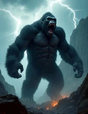 "King Kong" Fine Art Print 8.5x11 Limited to 20 Hand-Numbered Copies
