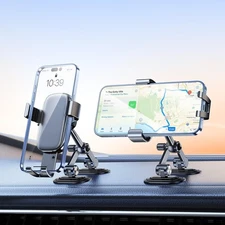 Car Phone Holder Mount for Various Dashboards 360 Rotating Gravity Phone