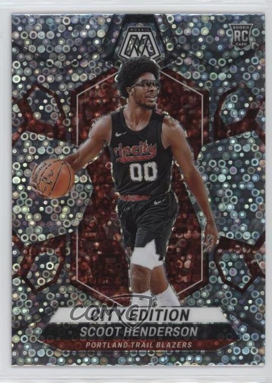 2023 Mosaic City Edition Fast Break Silver Prizm Scoot Henderson Rookie RC v9t