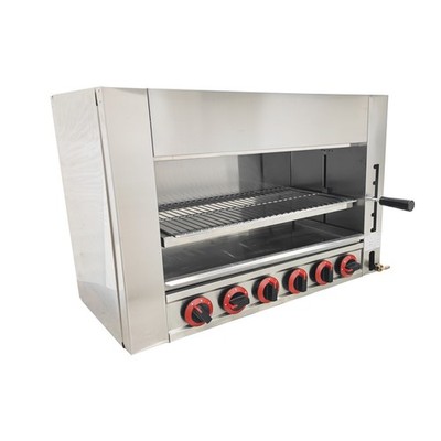 Single Layer LPG Chicken Roaster Oven Tabletop Cheese Melter Adjustable Lever