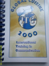 Cookbook Global Cuisine 2000 ITC recipes paperback spiral LIKE NEW world food