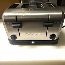 Waring Commercial WCT708 4-Slot Pop-Up Toaster Stainless Steel