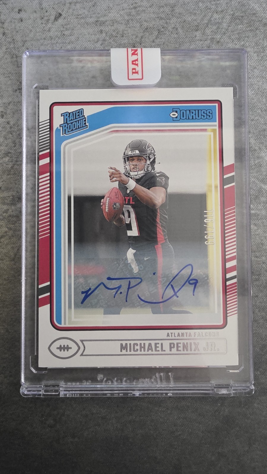 2024 Panini Donruss - Michael Penix Jr. Rated Rookie Auto /199 #308