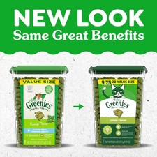 Crunchy Cat Dental Treats with Natural Catnip Flavor, 9.75 oz, Freshens Breath