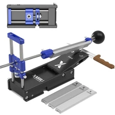 Foldable Portable Knife Sharpening System, Adjustable Knife Sharpener Kit wit...