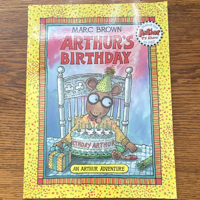 Marc Brown Arthur's Birthday Arthur Adventure PB Illustrated 1st Ed 1989