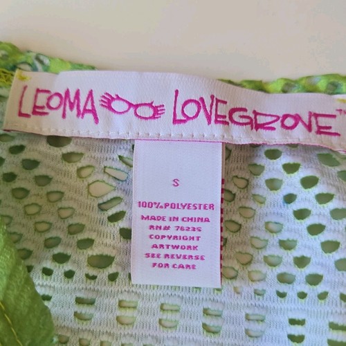 Leoma Lovegrove Sea Turtle Swim Cover-up Dress Size S Bright Colors Beach Travel - Picture 5 of 8