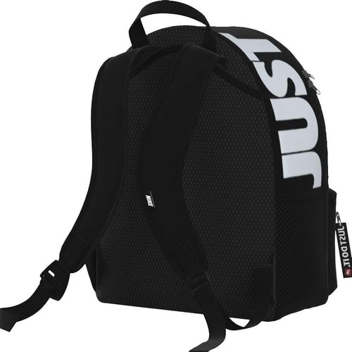 Zaino Nike Brasilia Just Do It (mini) NERO/ARGENTO METALLIZZATO - Foto 2 di 3