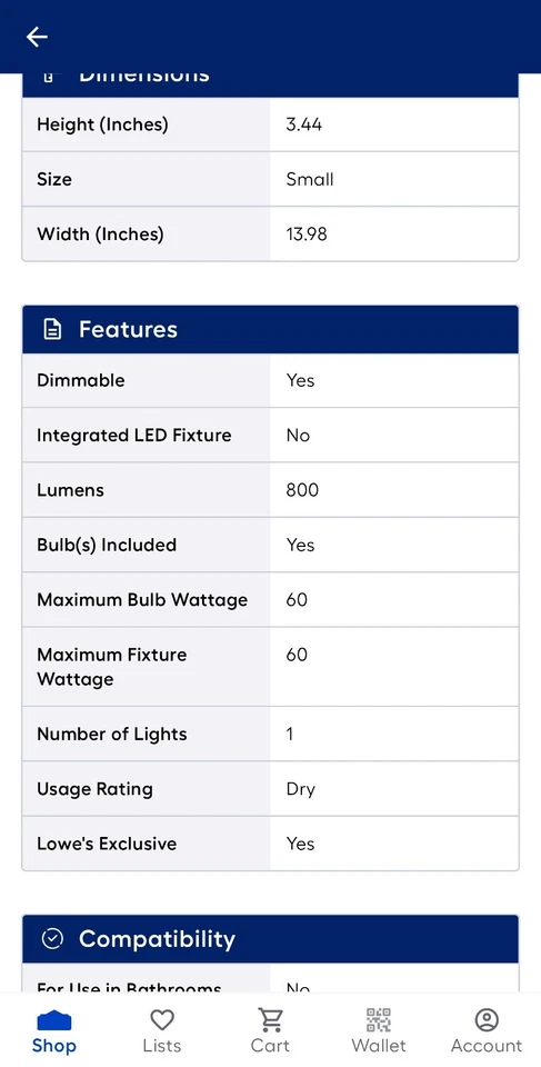 Allen + roth 13.98 英寸青铜星星吸顶灯 — 第 4/4 张图片