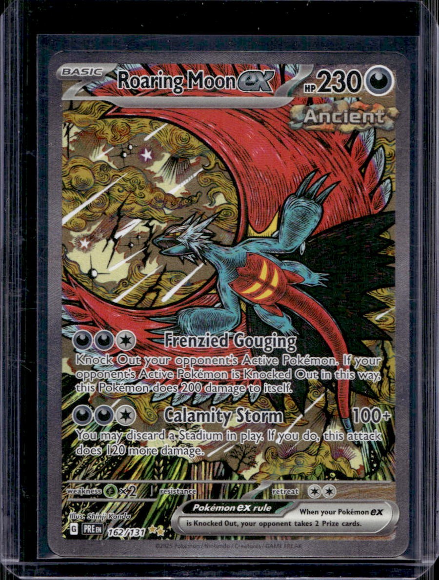 Roaring Moon ex SV: Prismatic Evolutions #162/131 Special Illustration Rare