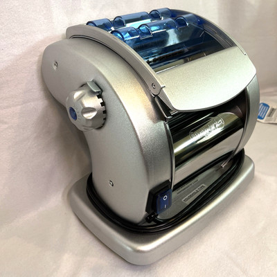 Imperia Pasta Presto Electric Pasta Machine w 2 Cutters and 6 Thickness Settings