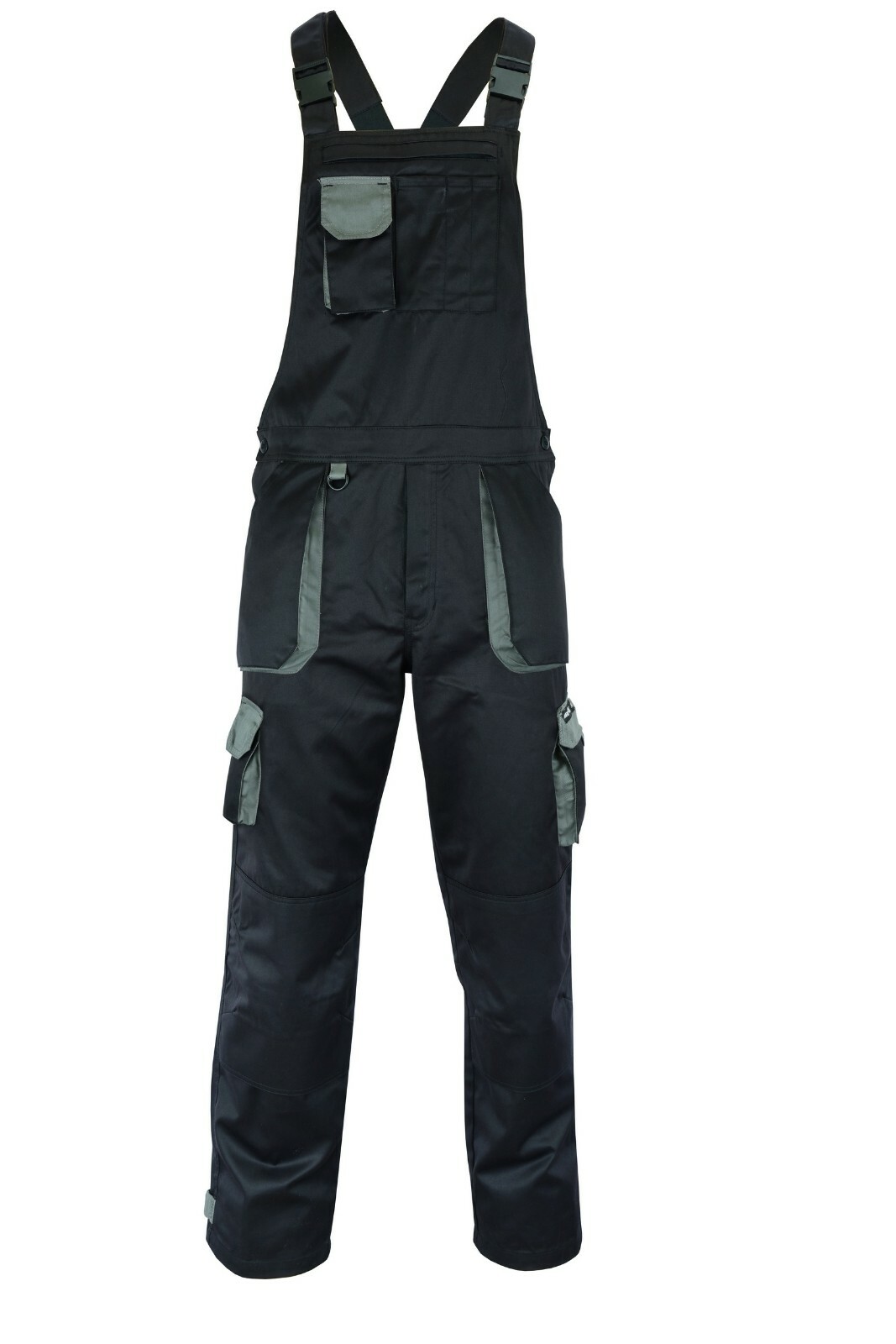 NS Bib and Brace Overalls Heavy Duty Working Safety Dungarees Knee Pad