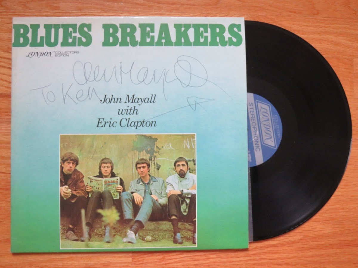 English Blues Singer JOHN MAYALL signed BLUES BREAKERS 1977