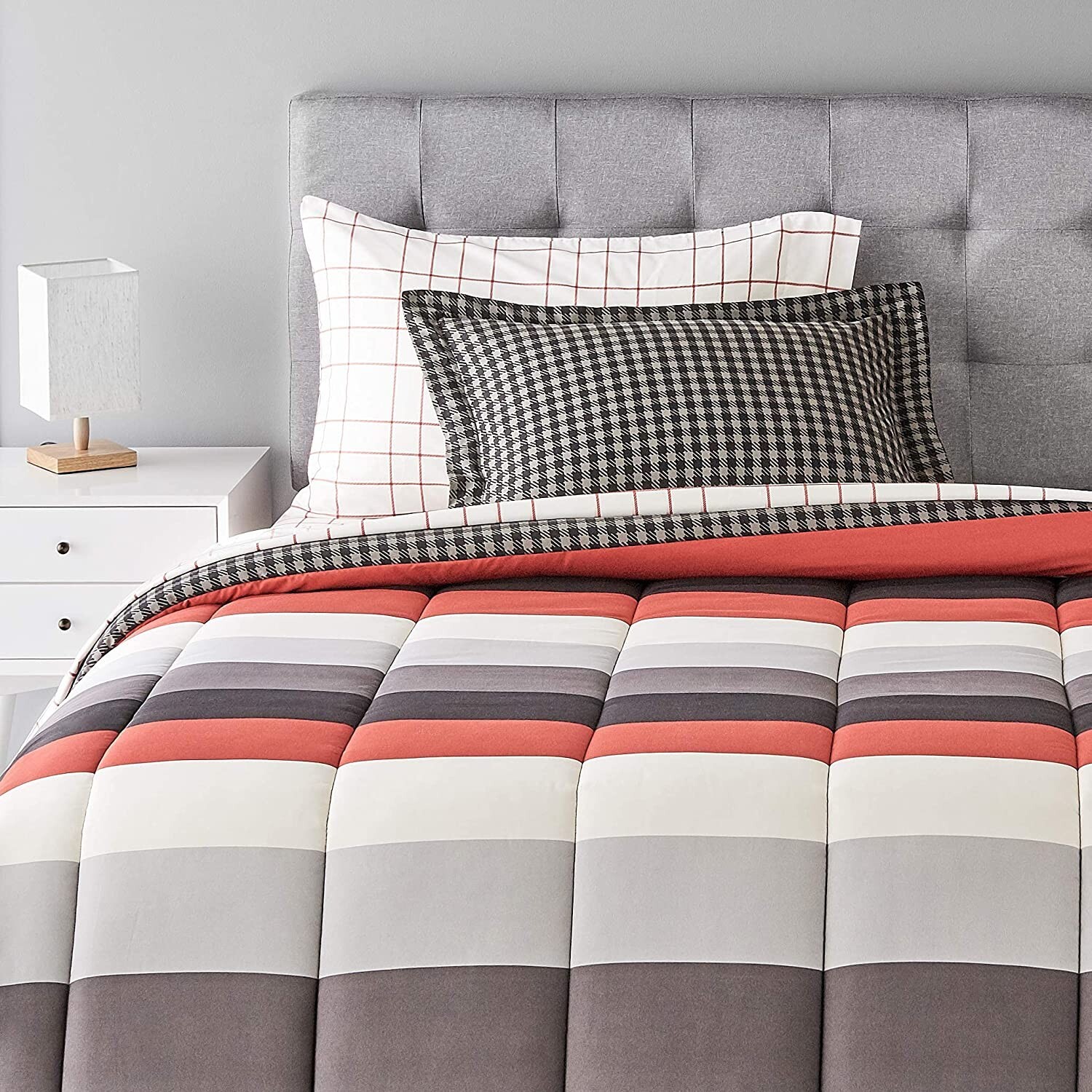 5-Piece Lightweight Microfiber Bed-In-A-Bag Comforter Bedding Set (Twin XL) NEW! - Picture 7 of 7
