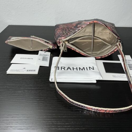Brahmin Lorelei & CC Wallet 2 Pc. Set SUPERNOVA MELBOURNE Leather NWT - Picture 7 of 7