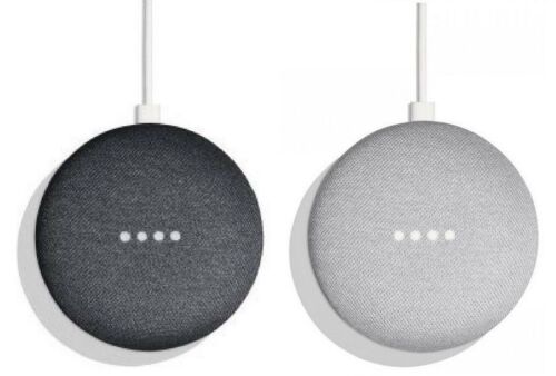 Google Home Mini Charcoal or Chalk Color Personal Assistant  - Picture 1 of 13