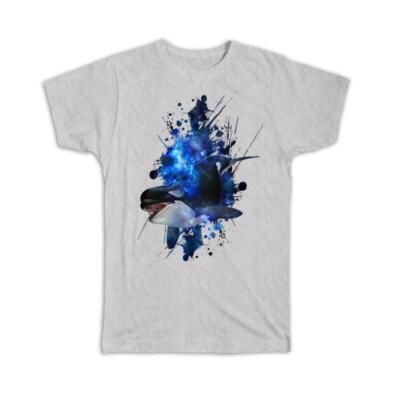 Gift T-Shirt : Killer Whale Sparkles Ocean Animal Protection Shark For Kids