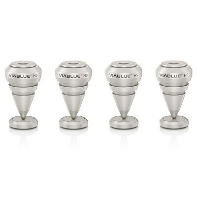 VIABLUE   HS Spikes Silber für Lautsprecher Plattenspieler 4er Set | 50042