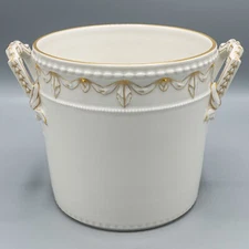 KPM Kurland Gold Ice Champagne Bucket Cooler 7 1/2" Diameter - FREE USA SHIPPING