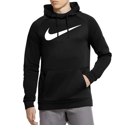 Nike Sportswear Uomo Therma-Fit Pullover Felpa con Cappuccio Nero CU6238-010 - Foto 15 di 17