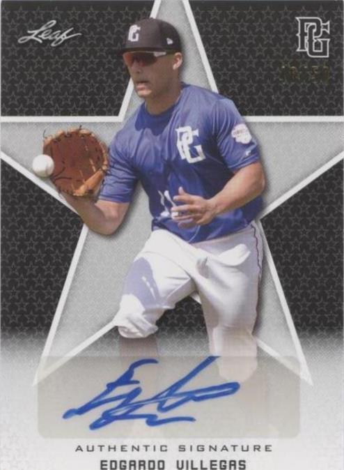 2020 Leaf Perfect Game National Showcase - Edgardo Villegas #BA-EV1 - 1 of 1