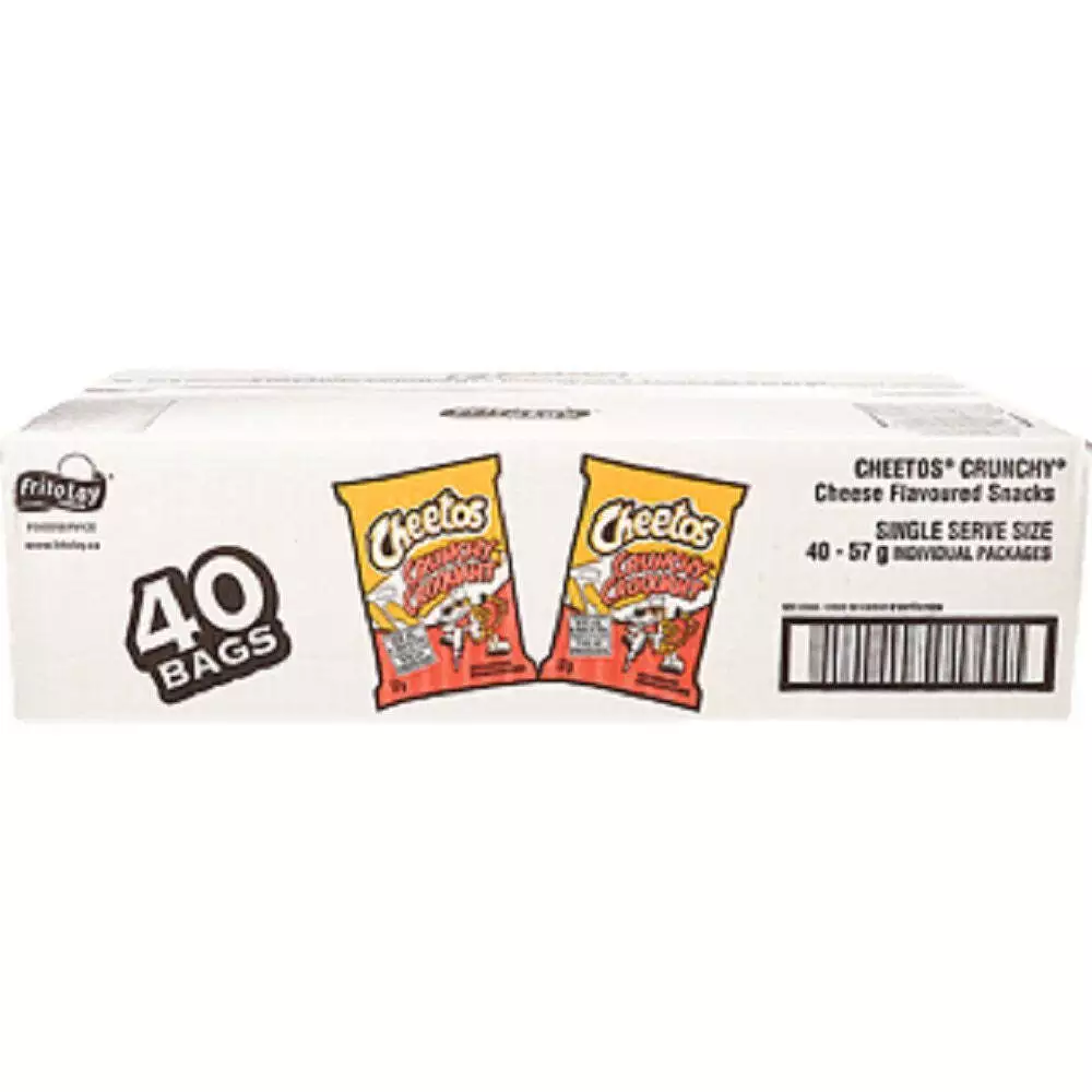 Cheetos Crunchy Cheese Flavored Snacks, 1 Ounce (Pack of 40) 40ct Crunchy 