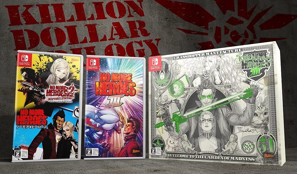 Nintendo Switch No More Heroes 3 KILLION DOLLAR TRILOGY Buy No More Heroes III: Killion Dollar Trilogy for SWITCH
