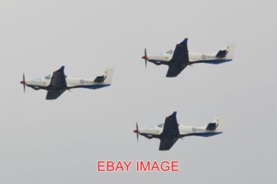 PHOTO  AEROPLANE RAF100 FLYPAST #5 'WARBOYS' FORMATION. 10-7-2018 PART OF THE 10
