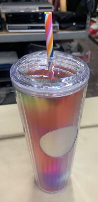 NEW Starbucks 2021 Rainbow Pride Kaleidoscope 24oz tumbler | eBay