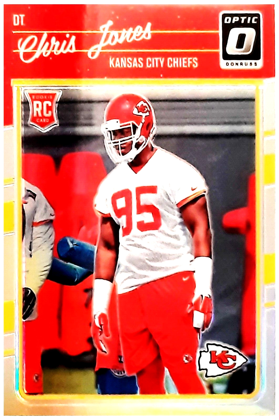Chris Jones 2016 Donruss Optic Holo RC #109 - KC Chiefs