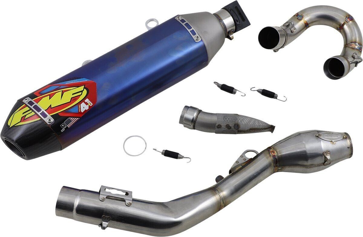 FMF Factory 4.1 RCT Titanium Exhaust w/MegaBomb Head Pipe KTM EXC