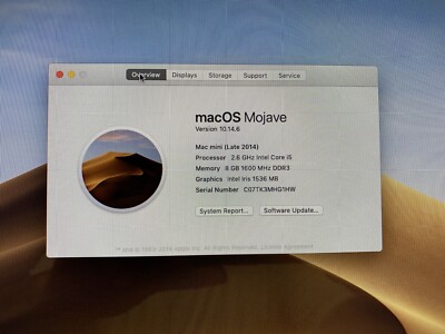 Mac Mini Late 2014 2.6GHz Intel Core i5 8GB RAM 1TB HD | eBay Mac Mini Late 2014 2.6GHz Intel Core i5 8GB RAM 1TB HD | eBay