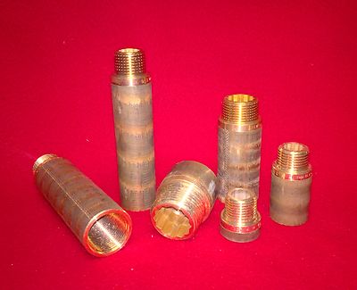 Hahnverlängerung Rotguß Rotguss Fitting Verlängerung Nippel 1/2'' 3/4'' 1''