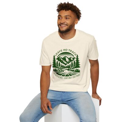 Leave No Trace Unisex T-Shirt Camping Hiking Outdoors Wilderness Forest New Tee