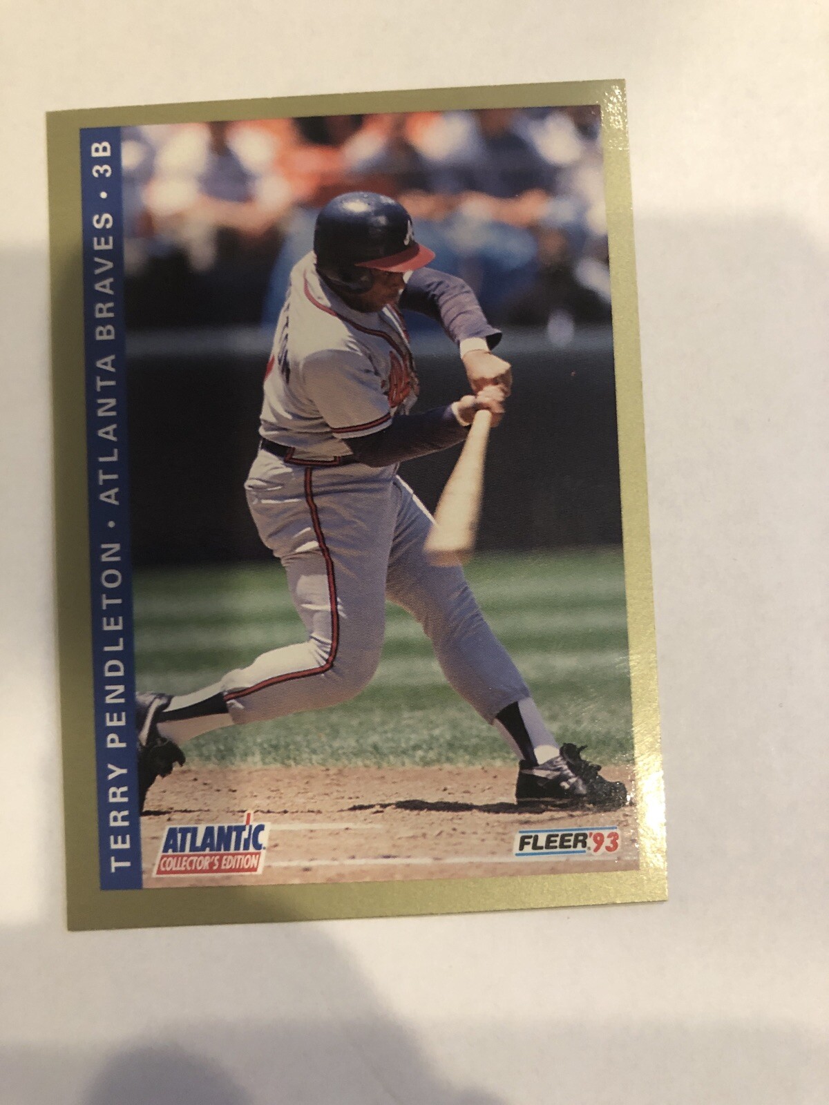 1993 Fleer Atlantic Collector's Edition Terry Pendleton #17